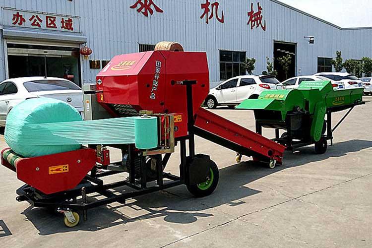 秸秆打捆包膜机